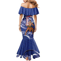 Samoa Independence Day Family Matching Mermaid Dress and Hawaiian Shirt 1962 Proud Samoan Warrior