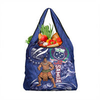 Samoa Independence Day Grocery Bag 1962 Proud Samoan Warrior