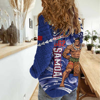 Samoa Independence Day Women Casual Shirt 1962 Proud Samoan Warrior