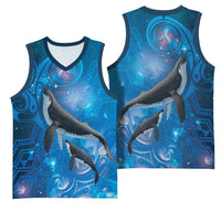 Paikea New Zealand Matariki Basketball Jersey Humpback Whale Taniko Motifs Ocean Vibes