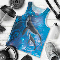 Paikea New Zealand Matariki Men Tank Top Humpback Whale Taniko Motifs Ocean Vibes