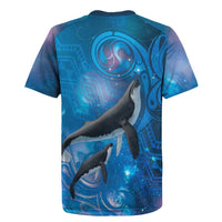 Paikea New Zealand Matariki Rugby Jersey Humpback Whale Taniko Motifs Ocean Vibes