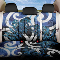 Piwakawaka New Zealand Matariki Back Car Seat Cover Maori New Year Silver Fern Blue Galaxy LT14 One Size Blue - Polynesian Pride