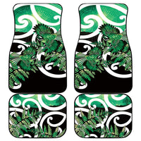 Piwakawaka New Zealand Matariki Car Mats Maori New Year Silver Fern Green Galaxy LT14 - Polynesian Pride