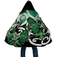Piwakawaka New Zealand Matariki Cloak Maori New Year Silver Fern Green Galaxy