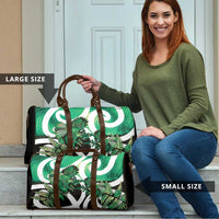 Piwakawaka New Zealand Matariki Travel Bag Maori New Year Silver Fern Green Galaxy LT14 - Polynesian Pride