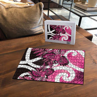 Piwakawaka New Zealand Matariki Puzzle Maori New Year Silver Fern Pink Galaxy