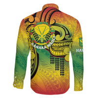 Hawaii Flag Day Family Matching Puletasi and Hawaiian Shirt Kanaka Maoli With Kakau Polynesian Pattern LT14