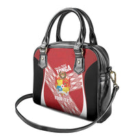 Tonga Rugby Custom Shoulder Handbag Go ʻIkale Tahi Go Tongan Tapa Cloth