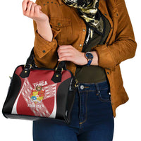 Tonga Rugby Custom Shoulder Handbag Go ʻIkale Tahi Go Tongan Tapa Cloth