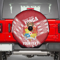 Tonga Rugby Custom Spare Tire Cover Go ʻIkale Tahi Go Tongan Tapa Cloth LT14 - Polynesian Pride