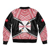 Personalised 29 July Wallis And Futuna Territory Day Bomber Jacket Polynesian Tribal Pattern LT14 - Polynesian Pride