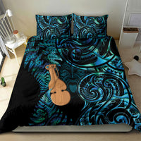 Kotiate New Zealand Bedding Set Maori Weapon Paua Shell Haka Fern