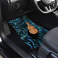 Kotiate New Zealand Car Mats Maori Weapon Paua Shell Haka Fern