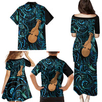 Kotiate New Zealand Family Matching Puletasi and Hawaiian Shirt Maori Weapon Paua Shell Haka Fern LT14 - Polynesian Pride
