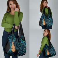 Kotiate New Zealand Grocery Bag Maori Weapon Paua Shell Haka Fern