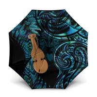 Kotiate New Zealand Umbrella Maori Weapon Paua Shell Haka Fern