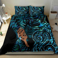 Maripi New Zealand Bedding Set Maori Weapon Paua Shell Haka Fern