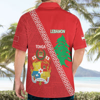Tonga And Lebanon Hawaiian Shirt 2026 Together Half Style LT14 - Polynesian Pride