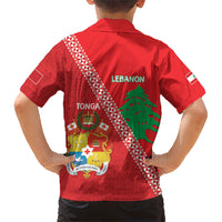 Tonga And Lebanon Hawaiian Shirt 2026 Together Half Style LT14 - Polynesian Pride