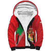Tonga And Lebanon Sherpa Hoodie 2026 Together Half Style
