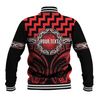Aotearoa Ngapuhi Personalised Baseball Jacket Maori Iwi Poutama Puhoro Tattoo