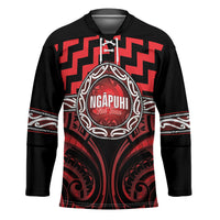 Aotearoa Ngapuhi Personalised Hockey Jersey Maori Iwi Poutama Puhoro Tattoo