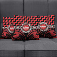 Aotearoa Ngapuhi Pillow Cover Maori Iwi Poutama Puhoro Tattoo