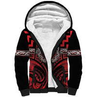 Aotearoa Ngapuhi Personalised Sherpa Hoodie Maori Iwi Poutama Puhoro Tattoo