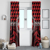 Aotearoa Ngapuhi Window Curtain Maori Iwi Poutama Puhoro Tattoo