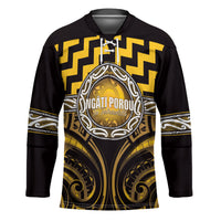 Aotearoa Ngati Porou Personalised Hockey Jersey Maori Iwi Poutama Puhoro Tattoo