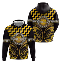 Aotearoa Ngati Porou Personalised Hoodie Maori Iwi Poutama Puhoro Tattoo