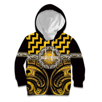 Aotearoa Ngati Porou Personalised Kid Hoodie Maori Iwi Poutama Puhoro Tattoo