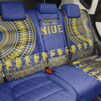 Fakaalofa Lahi Atu Niue Back Car Seat Cover Siapo Pattern With Puakenikeni LT14 - Polynesian Pride