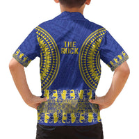 Fakaalofa Lahi Atu Niue Family Matching Off The Shoulder Long Sleeve Dress and Hawaiian Shirt Siapo Pattern With Puakenikeni LT14 - Polynesian Pride