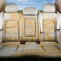 Niue Language Week Back Car Seat Cover The Rock Coconut Crab - Siapo Gold Pastel LT14 One Size Gold - Polynesian Pride