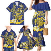 Te Vaiaho o te Gagana Tokelau Family Matching Mermaid Dress and Hawaiian Shirt Polynesian Turtle - Malo Ni! LT14 - Polynesian Pride