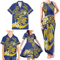Te Vaiaho o te Gagana Tokelau Family Matching Tank Maxi Dress and Hawaiian Shirt Polynesian Turtle - Malo Ni! LT14 - Polynesian Pride