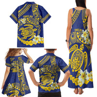 Te Vaiaho o te Gagana Tokelau Family Matching Tank Maxi Dress and Hawaiian Shirt Polynesian Turtle - Malo Ni! LT14 - Polynesian Pride