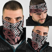 New Zealand Neck Gaiter Aotearoa Kowhaiwhai Mix Taniko Art LT14 - Polynesian Pride