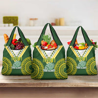 Avaiki Cook Islands Rugby Grocery Bag Kuki Airani Tatau Green - Polynesian Pride