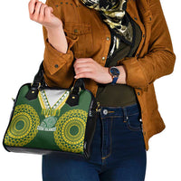 Avaiki Cook Islands Rugby Shoulder Handbag Kuki Airani Tatau Green - Polynesian Pride