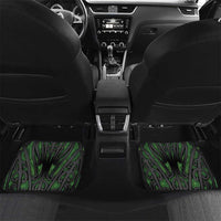 Personalised New Zealand Darts Car Mats Dartboard Maori Fern Puhoro Art