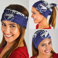 Personalised Cook Islands Pukapuka Neck Gaiter Tiare Maori Polynesian Waves Tattoo