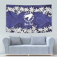 Personalised Cook Islands Pukapuka Tapestry Tiare Maori Polynesian Waves Tattoo
