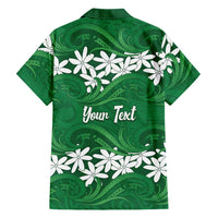 Personalised Cook Islands Rarotonga Family Matching Mermaid Dress and Hawaiian Shirt Tiare Maori Polynesian Waves Tattoo LT14 - Polynesian Pride