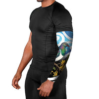Kekeru New Zealand Matariki Arm Sleeves Kukupa Kowhai Maori New Year Blue Version