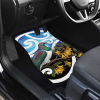 Kekeru New Zealand Matariki Car Mats Kukupa Kowhai Maori New Year Blue Version