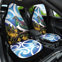 Kekeru New Zealand Matariki Car Seat Cover Kukupa Kowhai Maori New Year Blue Version