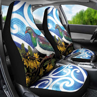 Kekeru New Zealand Matariki Car Seat Cover Kukupa Kowhai Maori New Year Blue Version